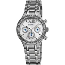 August Steiner Watches Women's Silver Tone Dial Base Metal Base Metal/