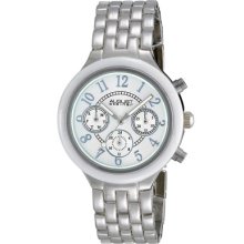 August Steiner Watches Women's Silver Tone Dial Silver Tone Base Metal