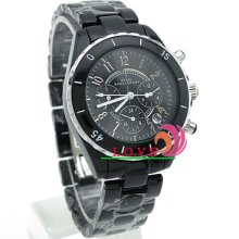 Automatic Mechanical Analog Display Date Waterproof Ceramic Neutral Wrist Watch