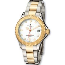 Automatic Mens Charles Hubert 14k Gold Plated Watch