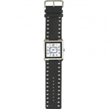 Barbed Wire and Leather Cuff Watch