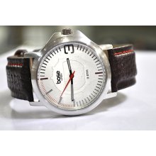 Base London Brown Leather Gents Watch