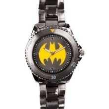 BATMAN: The Dark Knight Gunmetal Quartz Sports Watch by Accutime - DC Comics - Metal