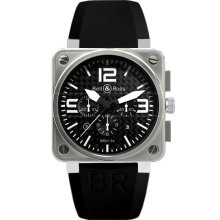 Bell & Ross Aviation BR01-94-TITANIUM Mens wristwatch