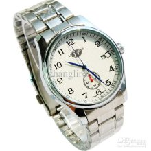 Brand New Business Watches,the Hollow Single Calendar Mens Mechanica