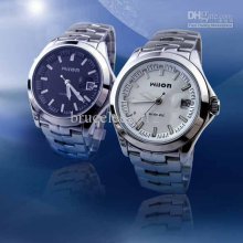 Brand Original Watches Black White Dial Men Mechanical Stainless Des