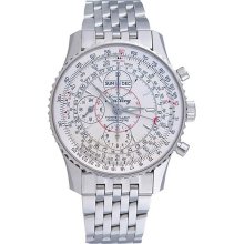 Breitling Men's 'Montbrillant Datora' Steel Chronograph Watch