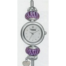 Bulova Caravelle Ladies` Bangle Bracelet Watch W/ Add-on Charms Bulova Caravelle Ladies` Bangle Bracelet Watch W/ Add-on Charms