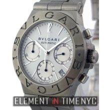 Bvlgari Diagono Chronograph White Dial