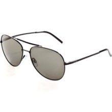 Calvin Klein Black Classic Aviator Sunglasses