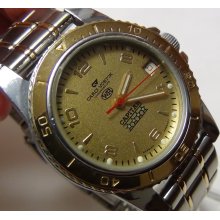 Cardi Vostok Chronoscope Men's Gold 17Jwl Watch