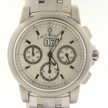 Carl F. Bucherer Stainless Steel Patravi Chrono Date Silver Dial 10611.08.13.21