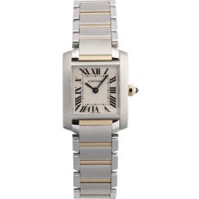 Cartier Women's Tank Francaise White Dial Watch W51007Q4