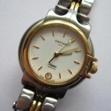 Carven Neptune Used Swiss Quartz Gents Watch White Dial