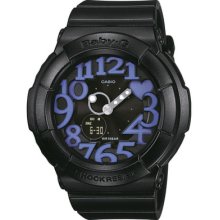Casio Baby-g Bga-134 Bga-134-1 Bga-134-1b Series Black Ladies Sports Watch