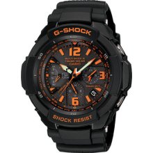 Casio G-shock Gw3000b-1a Solar Power G-aviation Watch With 6 Atomic Timekeeping