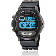 Casio Men's Digital Resin Strap Sport Watch - Black