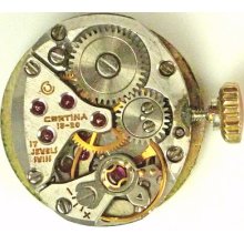 Certina 13-20 Mechanical, Complete Running Movement, Sold 4 Parts /repair
