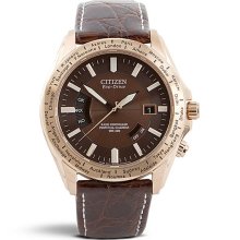 Citizen CB0003-08X Watch Perpetual Mens - Brown Dial