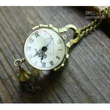 Classic Accessories Necklace Retro Pocket Watch Concave And Convex L