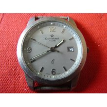 Cortebert Titan Wrist Watch Date Movement Quartz