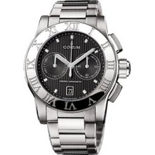Corum Heritage Romvlvs Chronograph Steel Watch 984.715.20/V810 BN77
