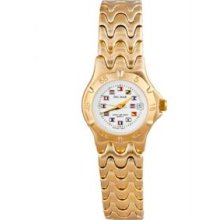Del Mar 50224 Womens 5 Microns Classic Dress Nautical Dial Watch