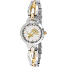 Detroit Lions Stainless Steel and Gold Ladies GameTime Elegance Watch