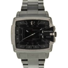Diesel Watches Men's Black Dial Black IP Stainless Steel Stainless Ste