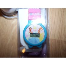 Disney Princess LCD Watch Wristwatch Cinderella Belle