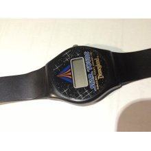 Disneyland Vintage Wrist Watch Star Tours 1980s Digital Disney Watch