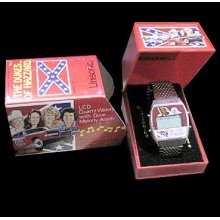 Dukes of Hazzard Stainless Watch with Dixie Melody Alarm in box
