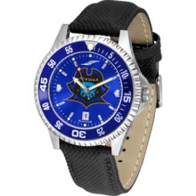 East Tennessee State Buccaneers Competitor AnoChrome Men's Watch with Nylon/Leather Band and Colored Bezel