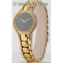 Ebel Ladies Beluga 866969 Diamond Dial & Bezel 18k Yellow Gold - Jewels In Time