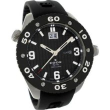 Edox Class 1 Big Date Mens Diver Watch 63004 3n Nin