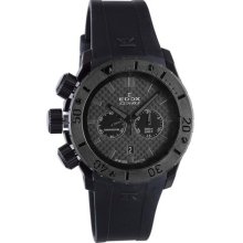 Edox Iceshark Black PVD Mens Watch 10304 37N2 GIN