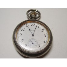 Elgin Pocket Watch From 1922! 15 Jewel Open Face Swing Out Mvmt 4 Parts / Repair