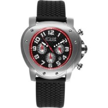 Equipe Grille Men's Watch with Silver Case and Black Dial