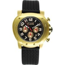 Equipe Grille Men's Watch with Rose Case and Black Dial