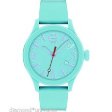 Esq Movado Watch, Unisex Swiss Esq One Turquoise Silicone Strap 07301439