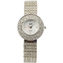 Eton Round White Mother Of Pearl Diamante Watch -2746L-8