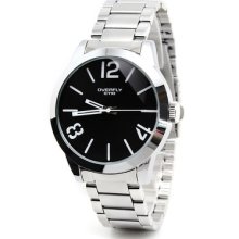 Eyki Men's Fashion Steel Band Quartz Watch Water Proof Wrist Watch 1pc