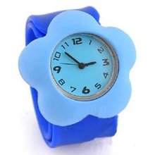 Fashion Women Candy Color Jewelry Silicon Quartz Wrist Watch Rubber Band Watch