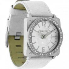 Firetrap Ladies Watch, White Leather Strap, Nw0480