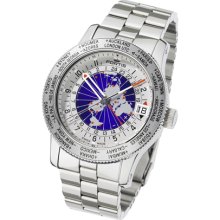 Fortis Men's 674.20.15 M B-47 WORLDTIMER GMT Swiss Automatic
