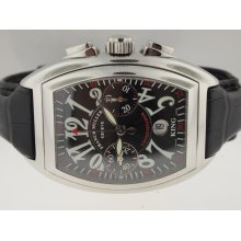 Franck Muller Mens SS King Conquistador. BOX/PAPERS.