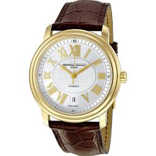 Frederique Constant Persuasion Heart Beat Automatic Silver Dial Gold-plated Mens