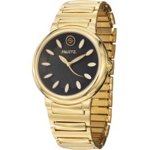 Fruitz Women's 'sorbet' Yellow Goldplated Steel Quartz Watch