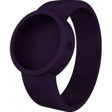 Fullspot O Clock Strap Unisex Quartz Watch With Purple Dial Analogue Display And Purple Silicone Bracelet Ocs18-X
