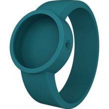 Fullspot O Clock Strap Unisex Quartz Watch With Blue Dial Analogue Display And Blue Silicone Bracelet Ocs19-X